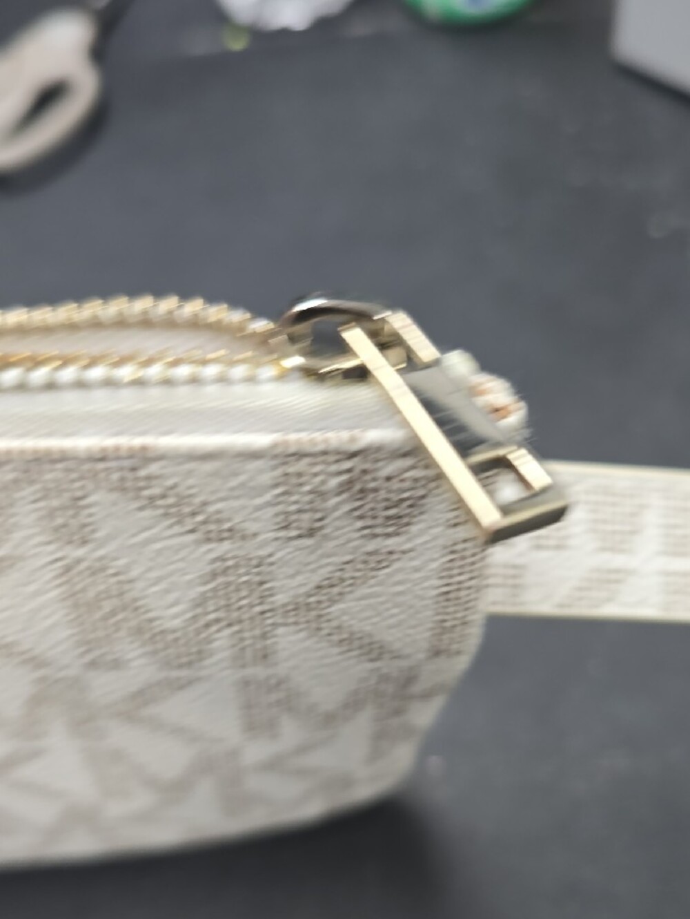 Michael Kors Beige Logo Belt Bag - Picture 9 of 12